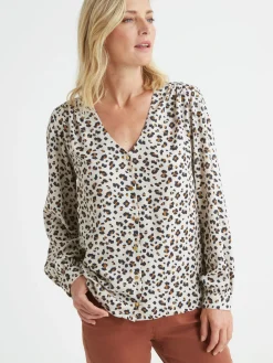 Blouse fluide encolure V