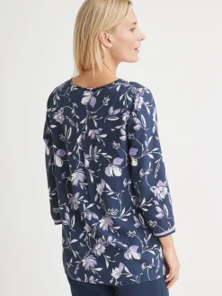 Blouse fluide manches 3/4