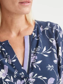 Blouse fluide manches 3/4