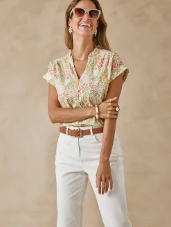 Blouse fluide manches T