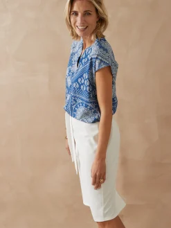 Blouse fluide manches T