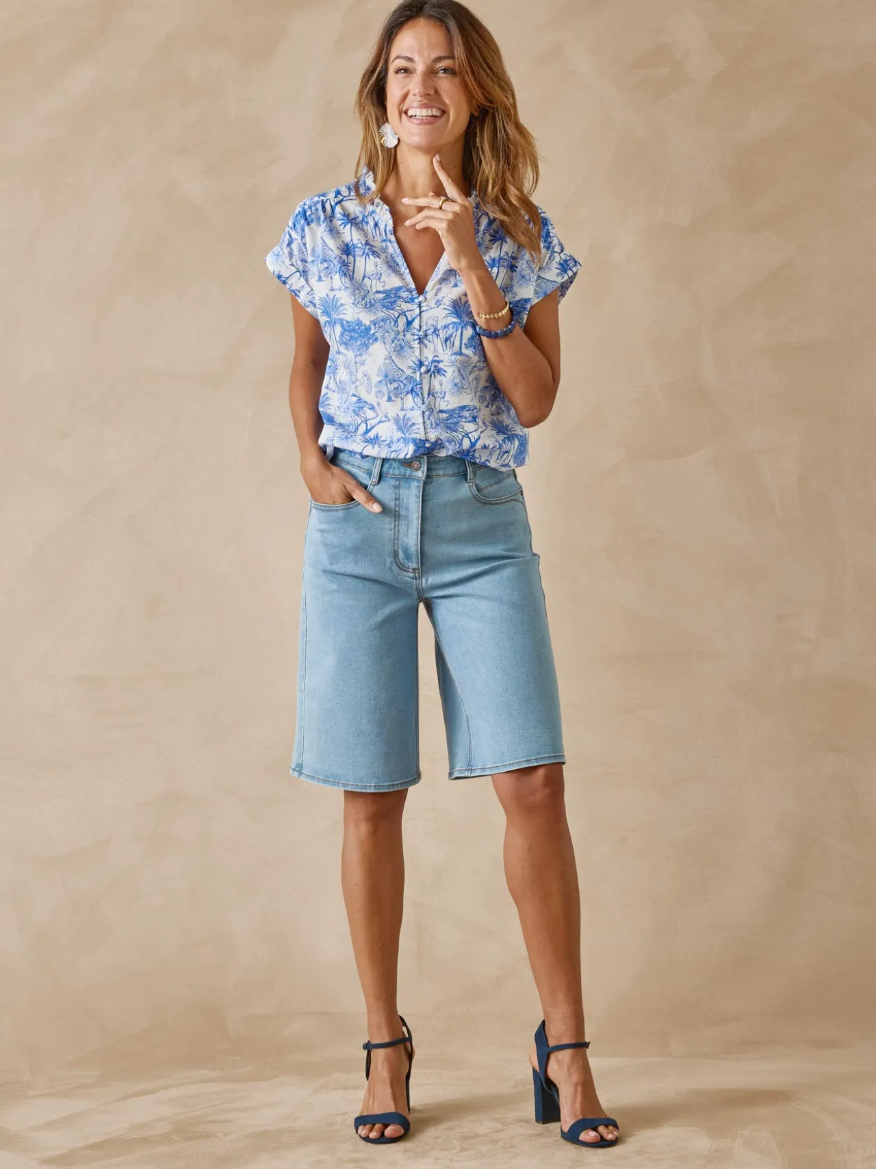 Blouse fluide manches T