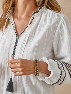 Blouse raffinée fantaisie