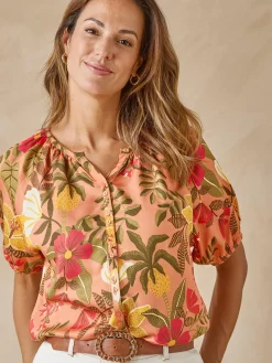 Blouse toute boutonnée
