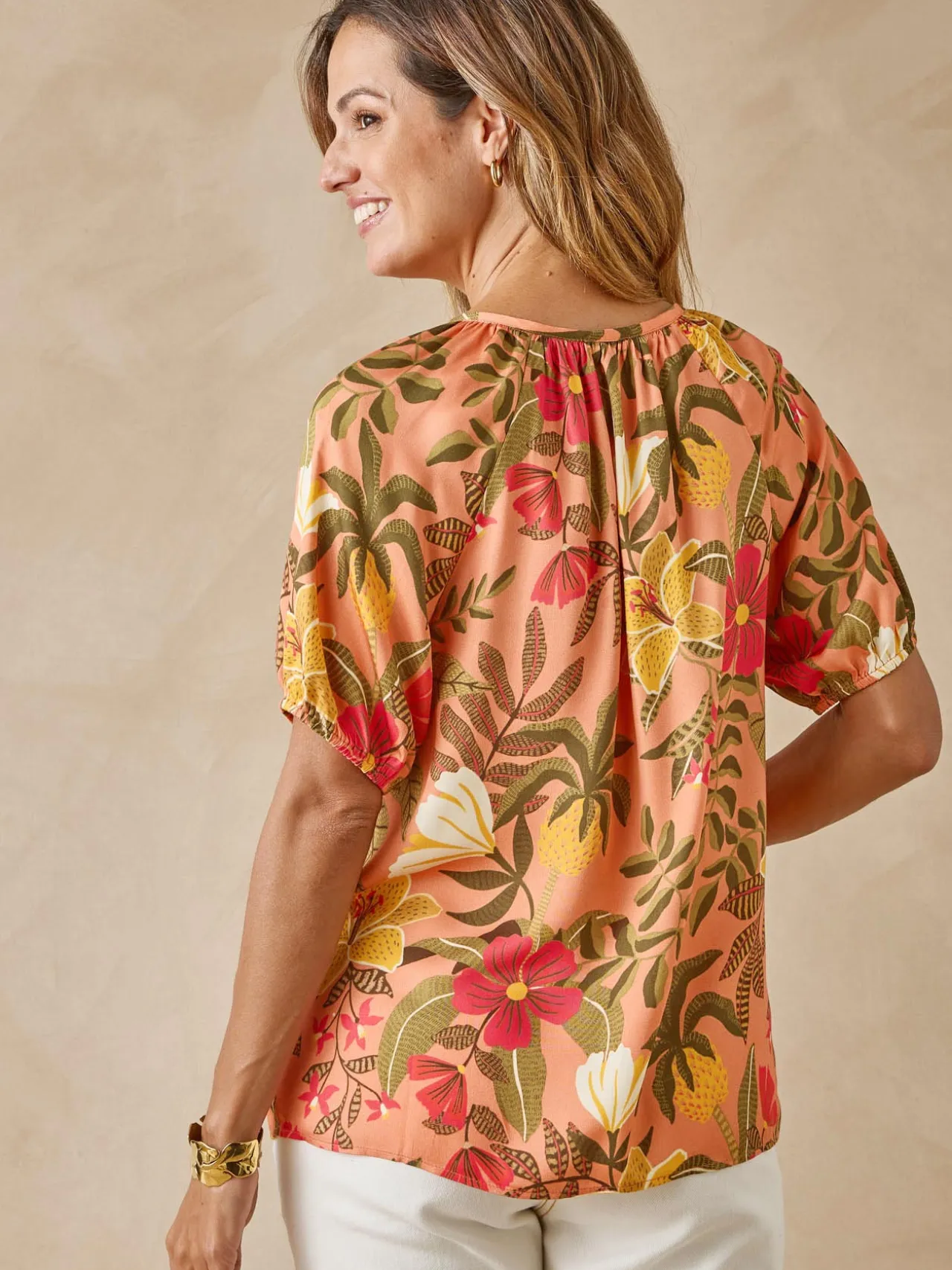 Blouse toute boutonnée