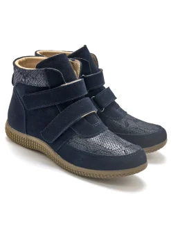 Boots à scratchs grande largeur