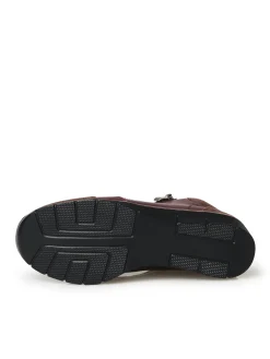 Boots compensées zippées