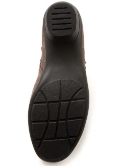 Boots cuir à aérosemelle® extra larges