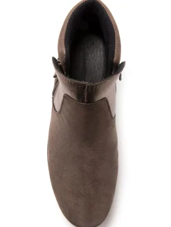 Boots cuir à aérosemelle® extra larges