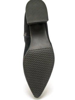 Boots cuir velours à aérosemelle®