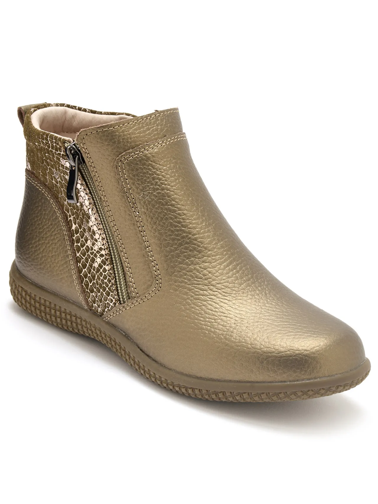 Boots double zip aérosemelle® amovible