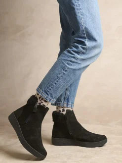 Boots double zip semelle amovible