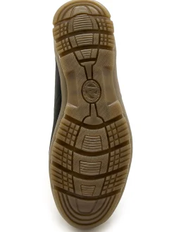 Boots en cuir extensible double zip