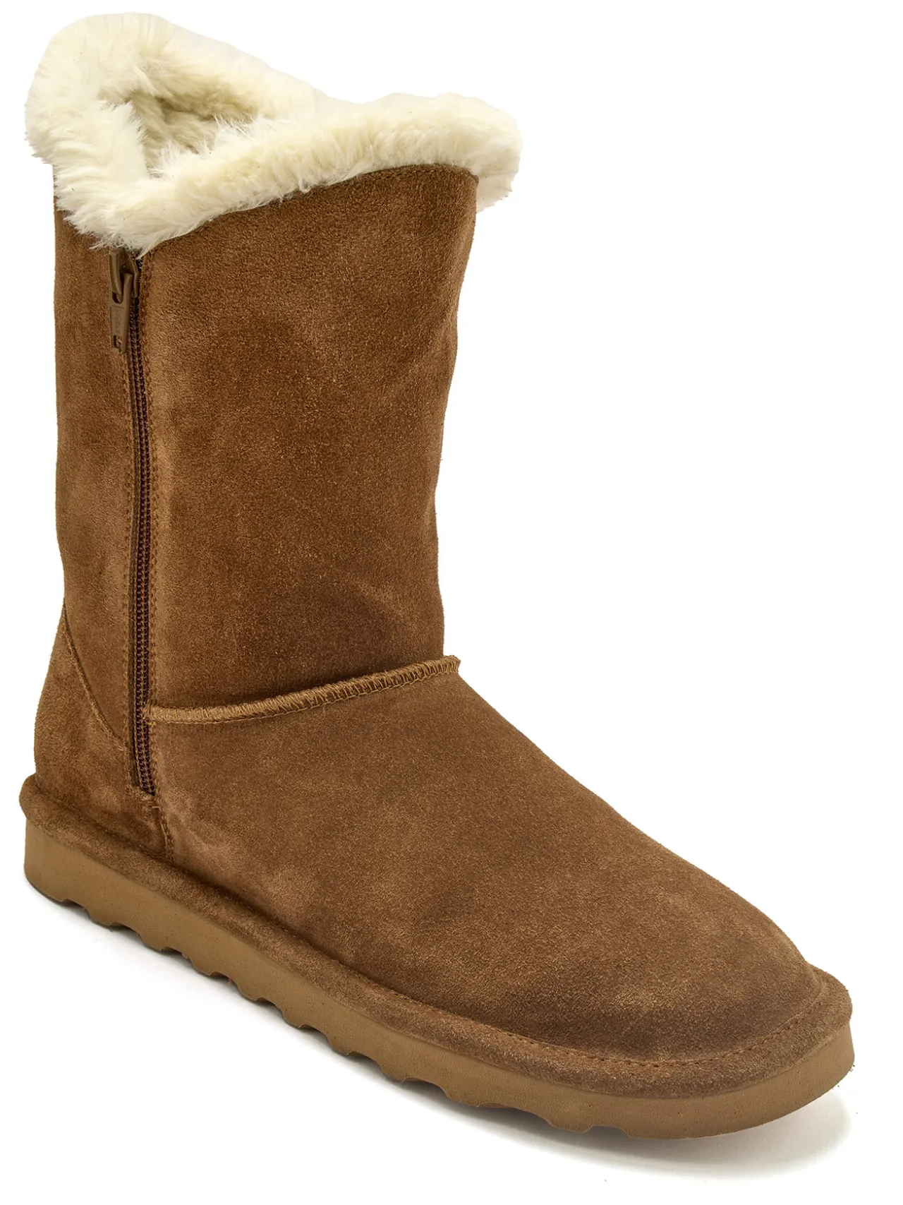 Boots fourrées double zip