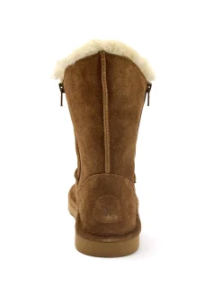 Boots fourrées double zip