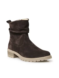 Boots molletonnées effet plissé