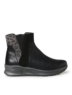 Boots zippées et élastiquées