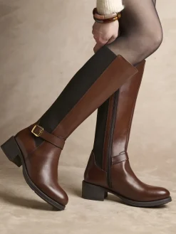 Bottes hautes mollets larges