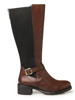 Bottes hautes mollets larges