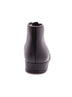 Bottillons fourrés à zip largeur confort