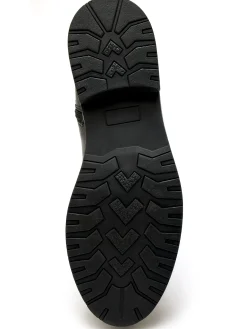 Bottines avec zip et lacets