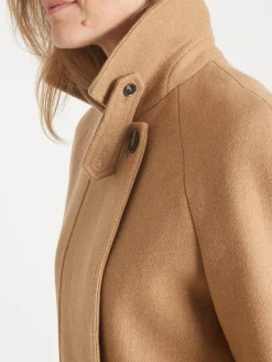 Caban 50% laine large col