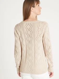 Cardigan en maille fantaisie