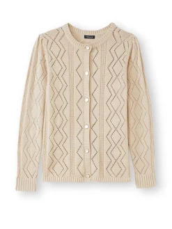 Cardigan en maille fantaisie