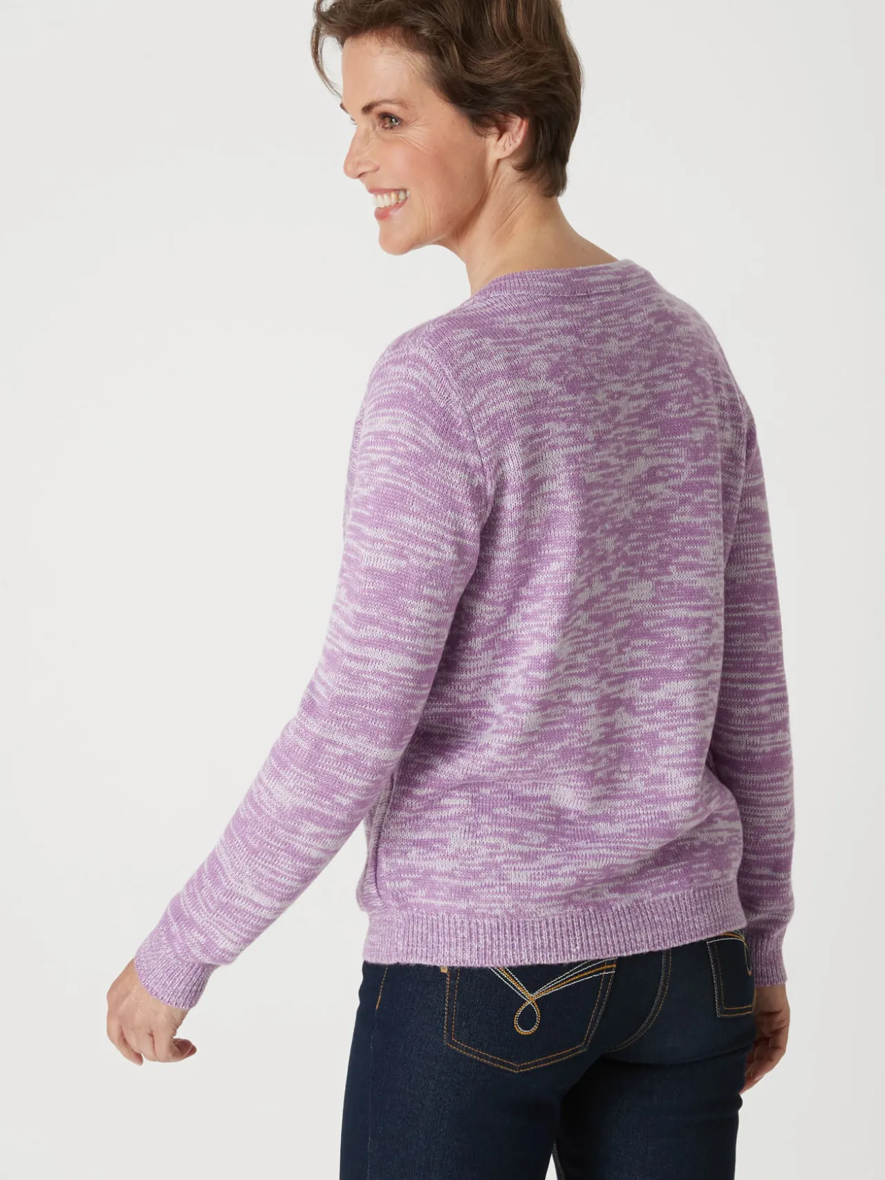 Cardigan en maille torsadée