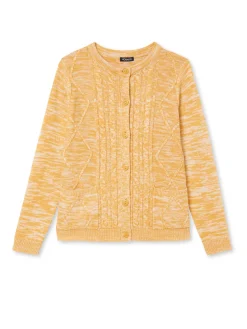 Cardigan en maille torsadée