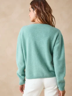 Cardigan en pure laine