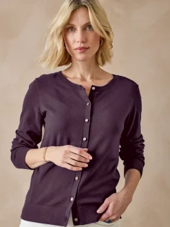 Cardigan élégant boutons-bijoux