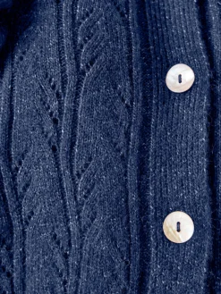 Cardigan point ajouré fantaisie