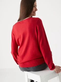 Cardigan point fantaisie détails rivets