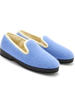 Charentaises entièrement fourrées laine