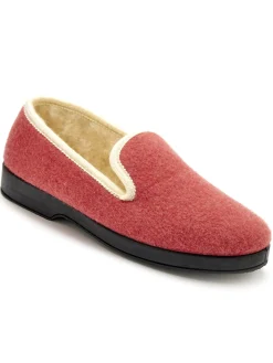 Charentaises entièrement fourrées laine