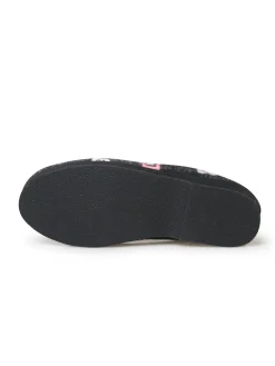 Charentaises entièrement fourrées laine