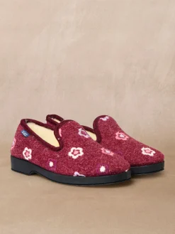 Charentaises entièrement fourrées laine