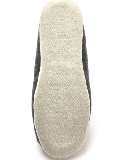 Charentaises fourrées semelle feutre