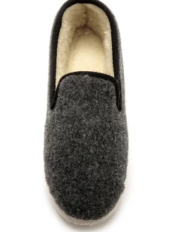 Charentaises mixtes fourrées laine