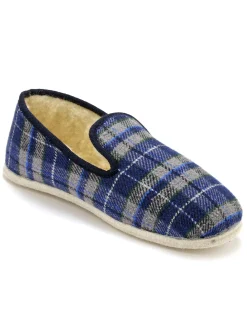 Charentaises mixtes fourrées laine