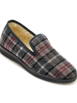 Charentaises mixtes fourrées laine