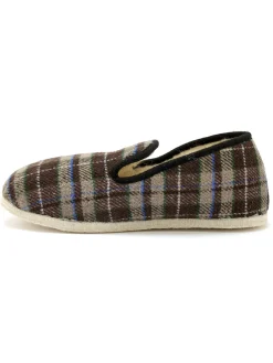 Charentaises mixtes fourrées laine