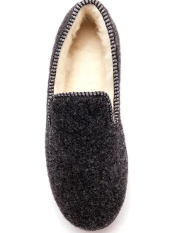 Charentaises mixtes fourrées laine