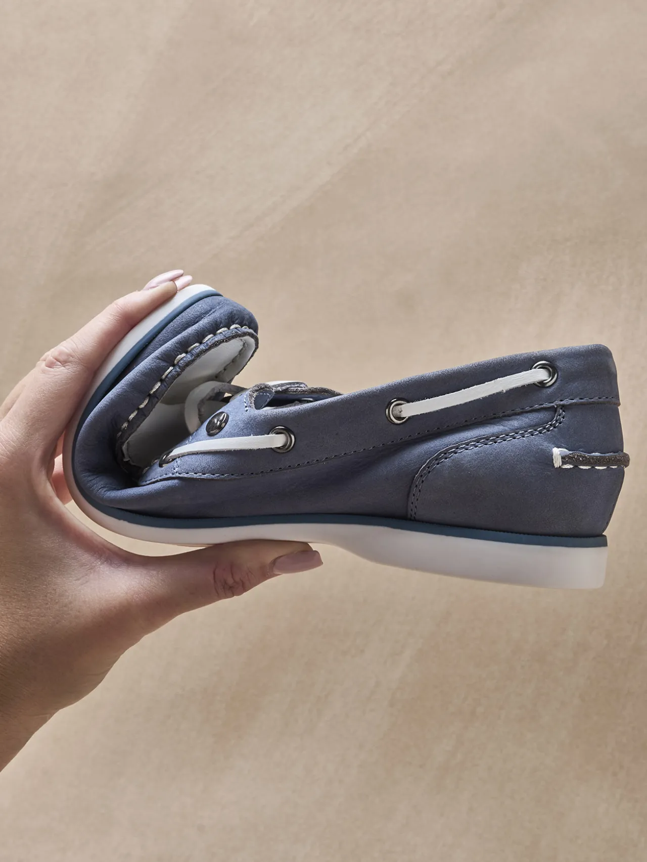 Chaussures bateau cuir