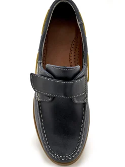 Chaussures bateau patte scratch