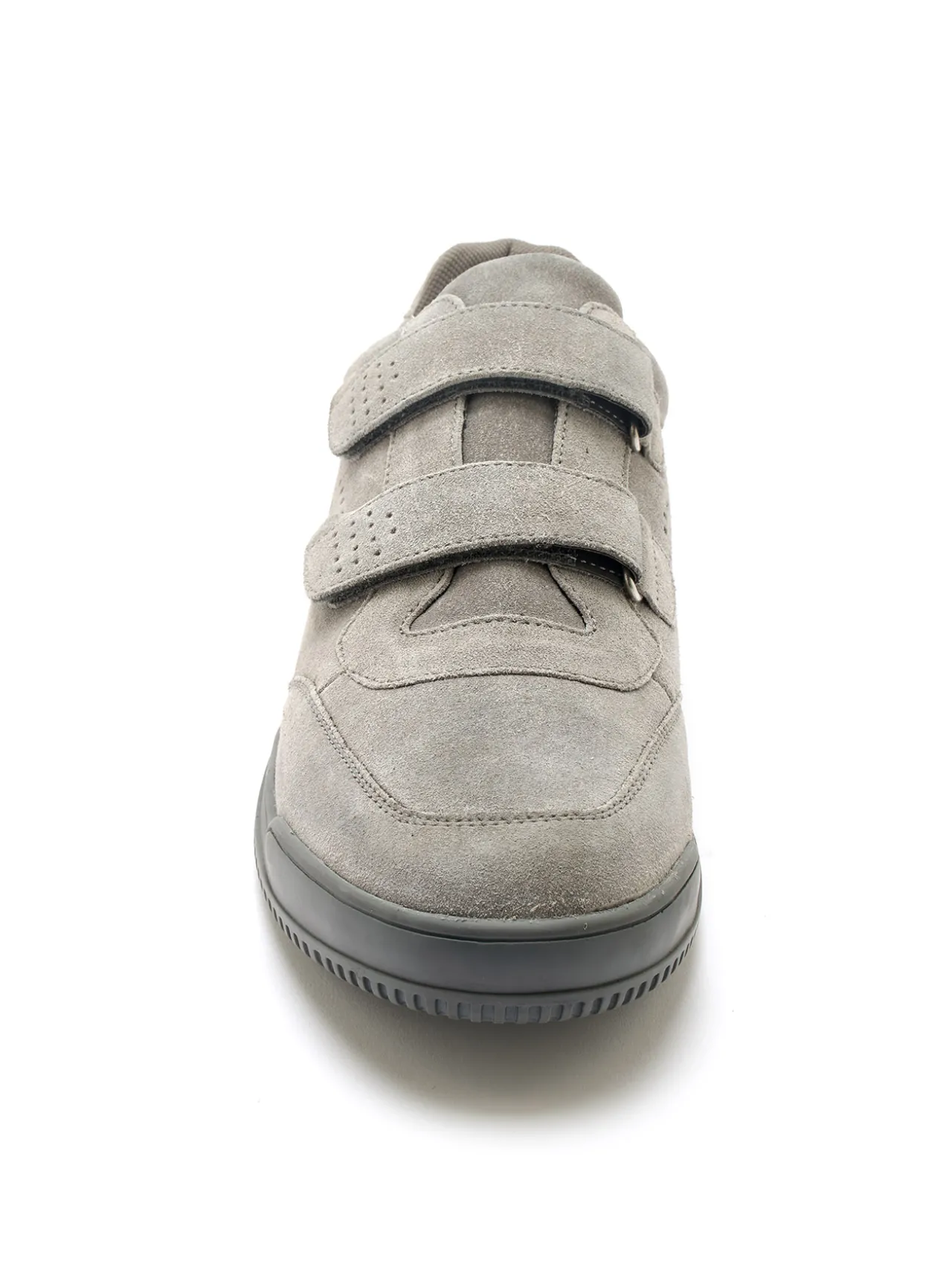 Chaussures cuir à scratch extra-larges