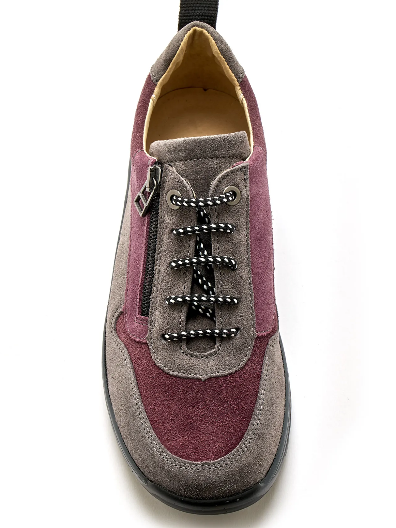 Chaussures de randonnée à lacets et zip