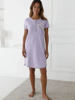 Chemise de nuit courte forme liquette