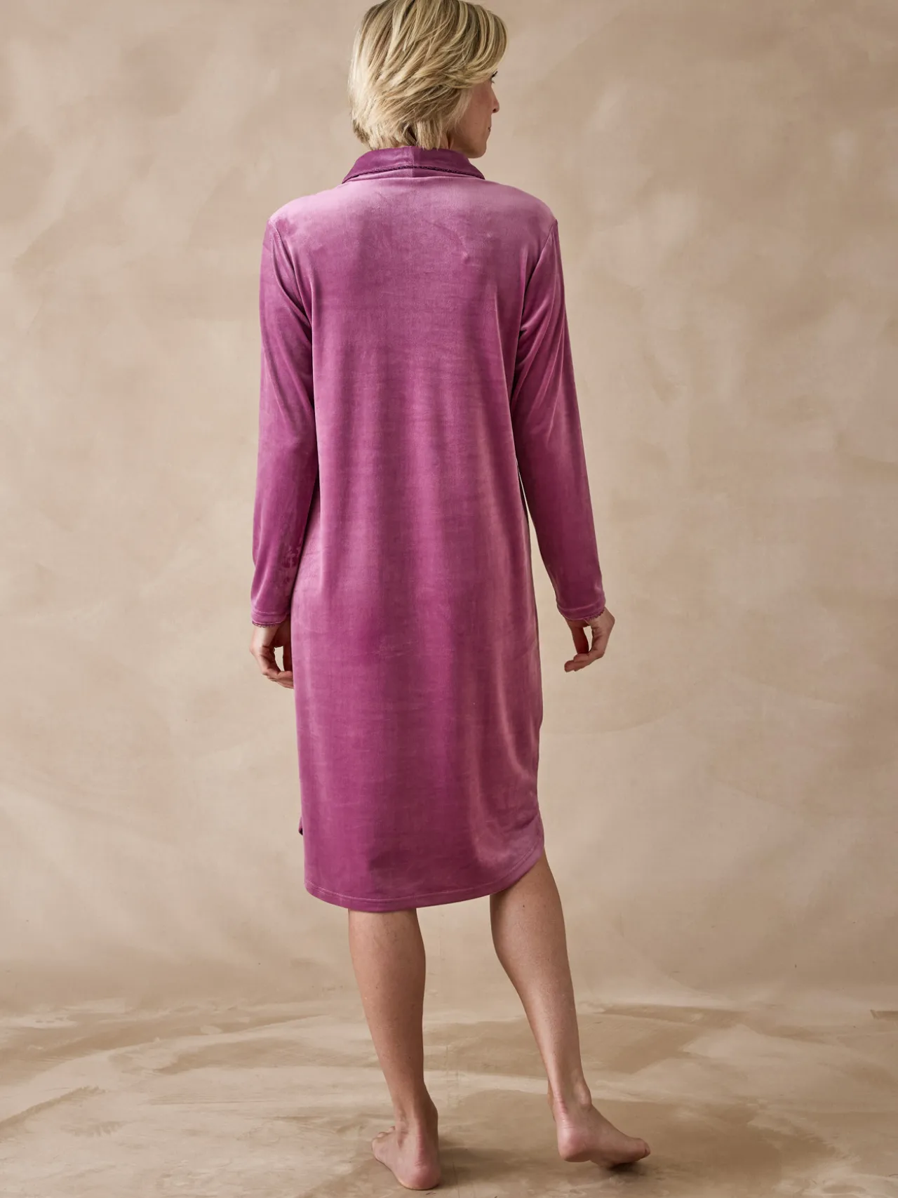 Chemise de nuit en velours